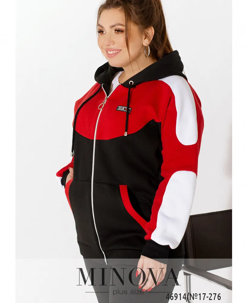 Костюм 17-276-Черный-красный Minova