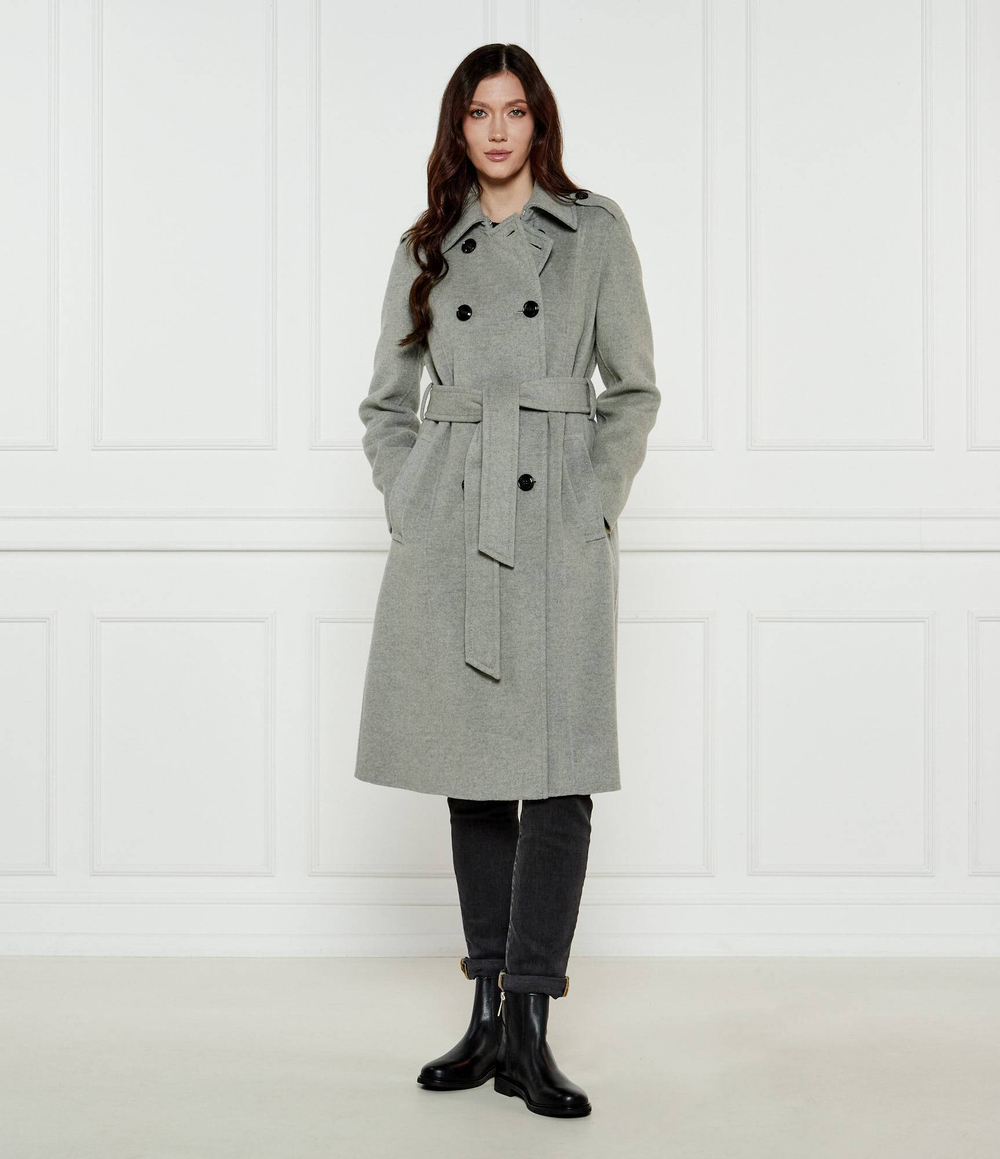 Шерстяное пальто RUNAWAY MAX&Co. - серый(6011031)