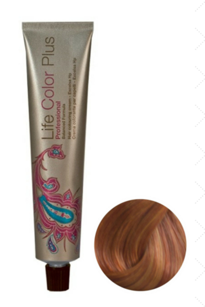 8.4 NEW светлый блондин медны  Life Color Plus.100мл