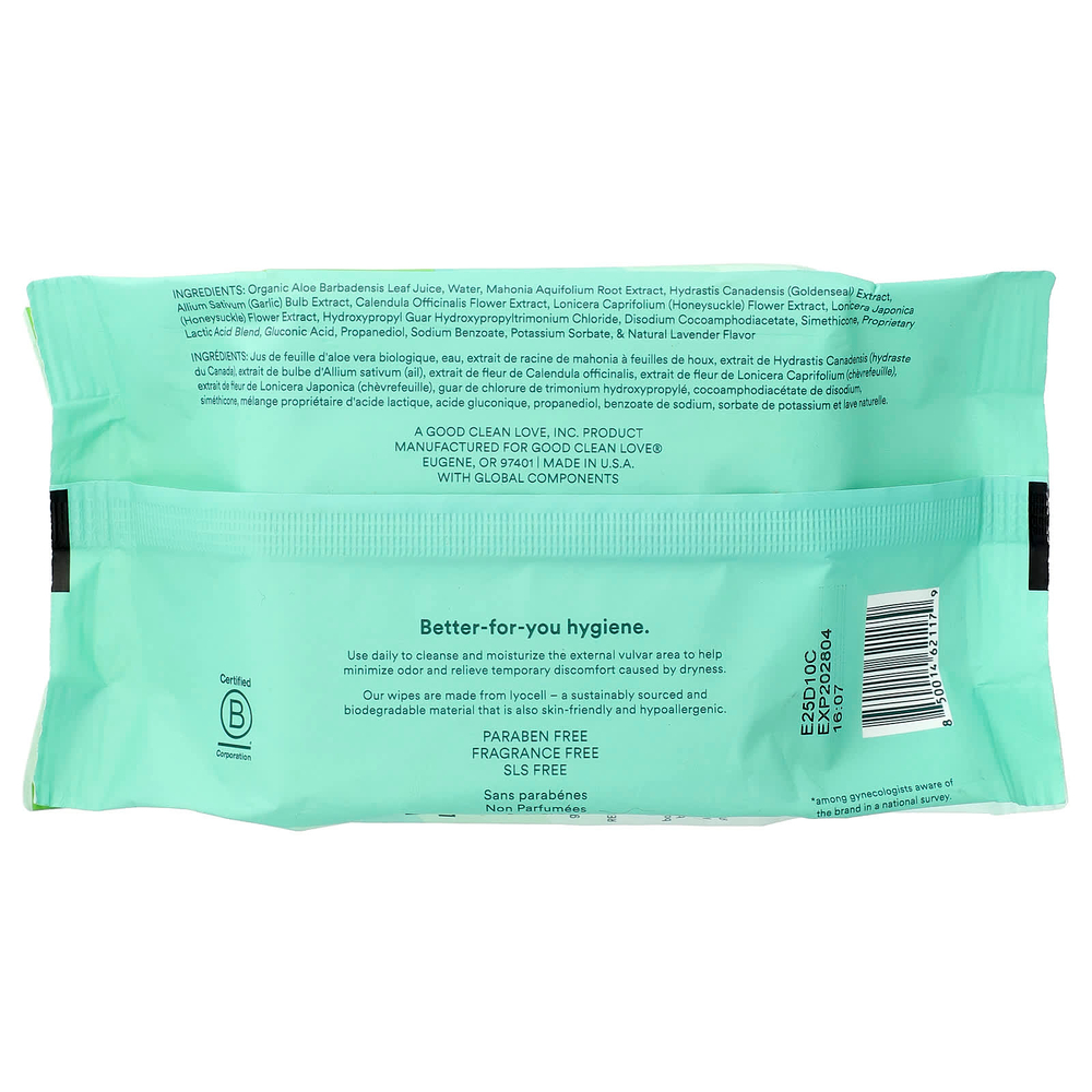 Good Clean Love, Balance, увлажняющие и очищающие салфетки, 30 шт.
