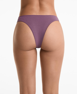 OYSHO Набор из 5 пар трусов-бразильяно из хлопковой смеси, лиловый