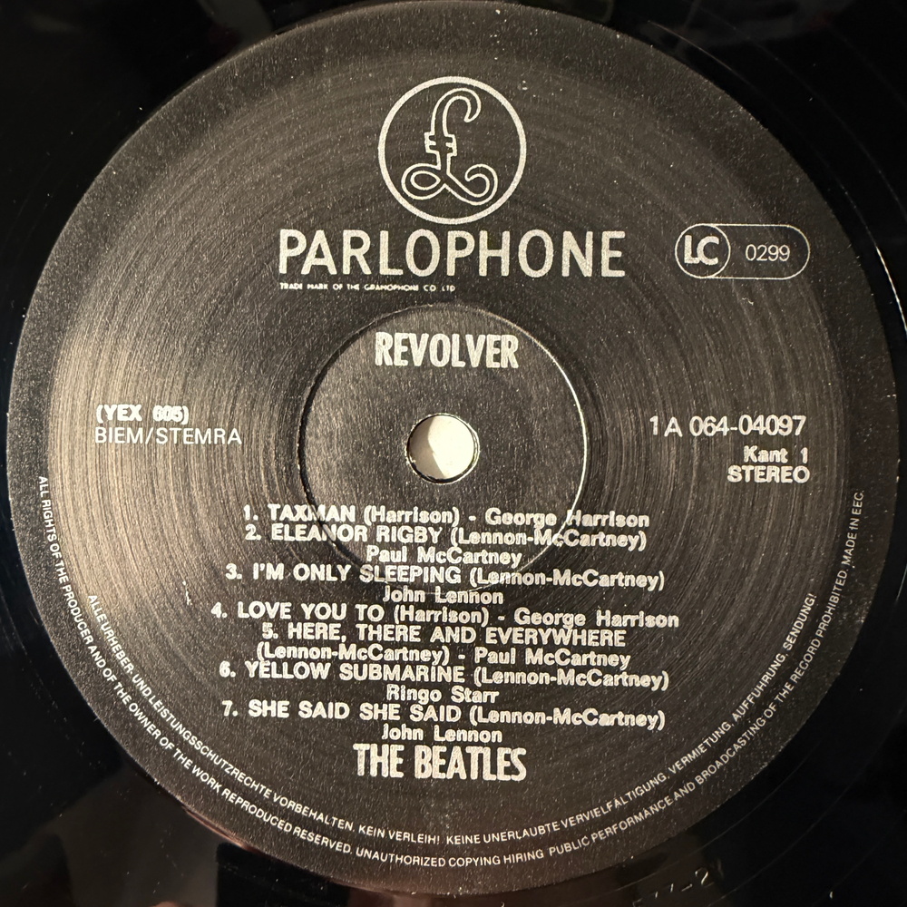 The Beatles ‎– Revolver (Европа)