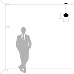 803041 Подвес PENTOLA 1х25W G9 ХРОМ/ПРОЗРАЧНЫЙ