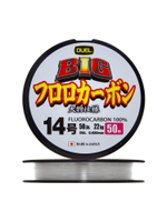Флюорокарбоновая леска для рыбалки Duel Big Fluorocarbon 100%, 0,66 мм, 50 м, 25 кг, прозрачный