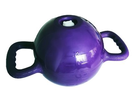 Гиря для пилатеса водоналивная с 2 ручками. :YJ-COC-G  (фиолетовый)