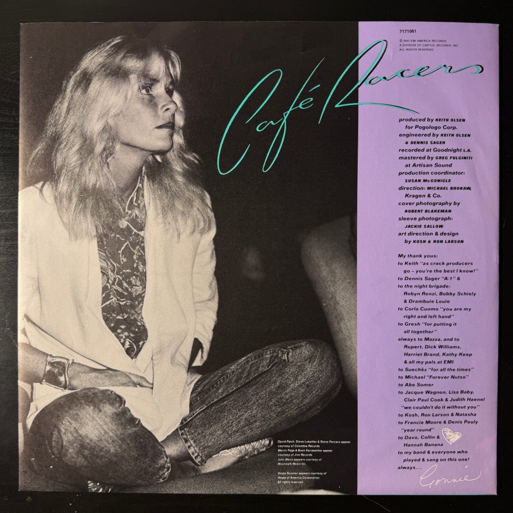 Kim Carnes - Cafe Racers (Германия 1983г.)