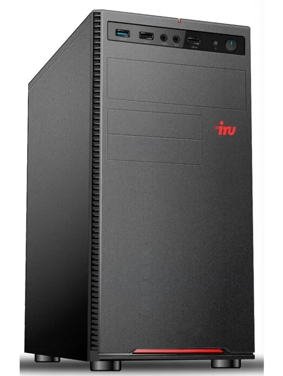 Компьютер IRU Home 310H5SE MT, G6405, 8Гб, SSD 120 Гб, UHDG 610, FDos, чёрный