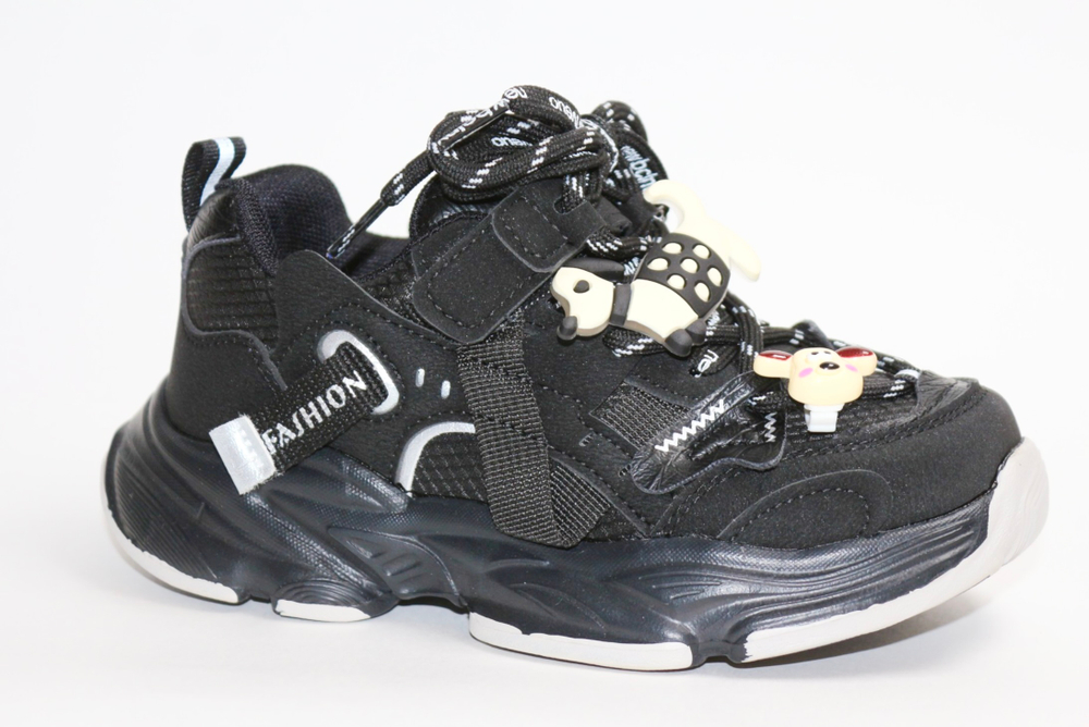 Кроссовки детские демисезонныее Пчёлка Доми арт. 8399-black