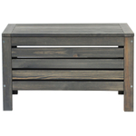 Сундук скамья деревянный для хранения вещей Эпларо для мангала и для сада, графит