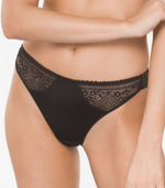 Кружевные трусики-танга Black Diamonds (Размер: 42) (Цвет: черный)