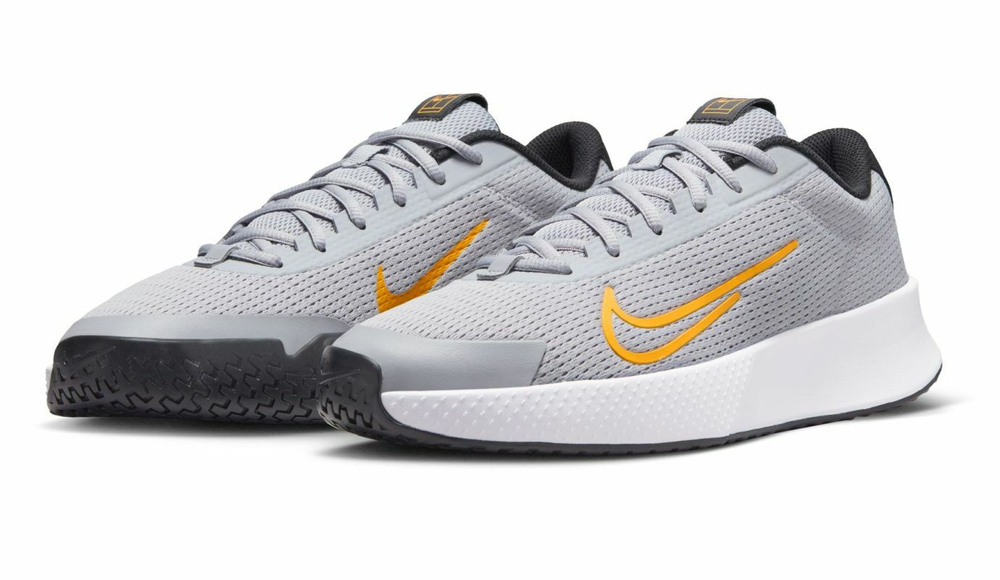 Мужские кроссовки теннисные Nike Vapor Lite 2 - wolf grey/laser orange/black
