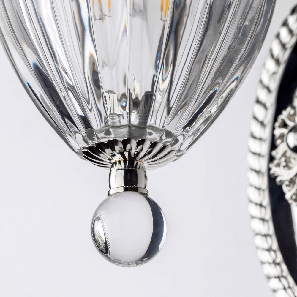 790614 Бра SCHON 1x60W E14 Серебро