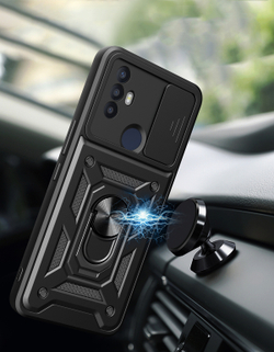 Чехол с кольцом Bumper Case для TCL 30 SE/305/306
