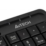 Комплект (клавиатура + мышь) A4Tech Fstyler FG1010, черный/синий (мембранная, беспроводная 2.4 GHz)