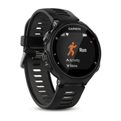 Мультиспортивные часы Garmin Forerunner 735XT, HRM-Tri-Swim, черно-серые, 010-01614-09
