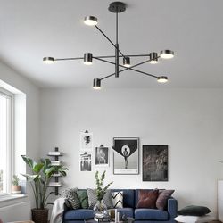 Люстра Motvikt Black 6 By Imperiumloft