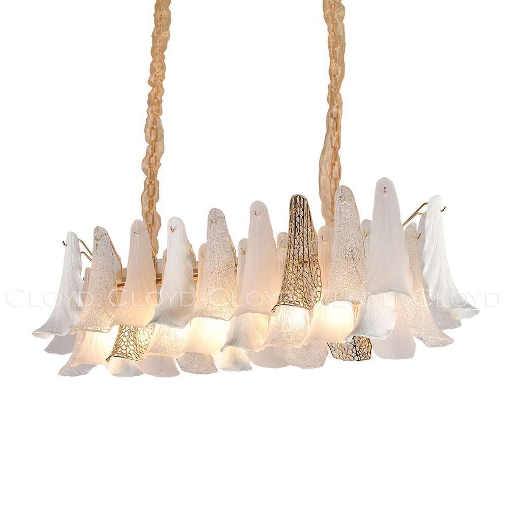 Люстра Cloyd WASABI C8 / шир. 111 см - керамика - золото (арт.11328)