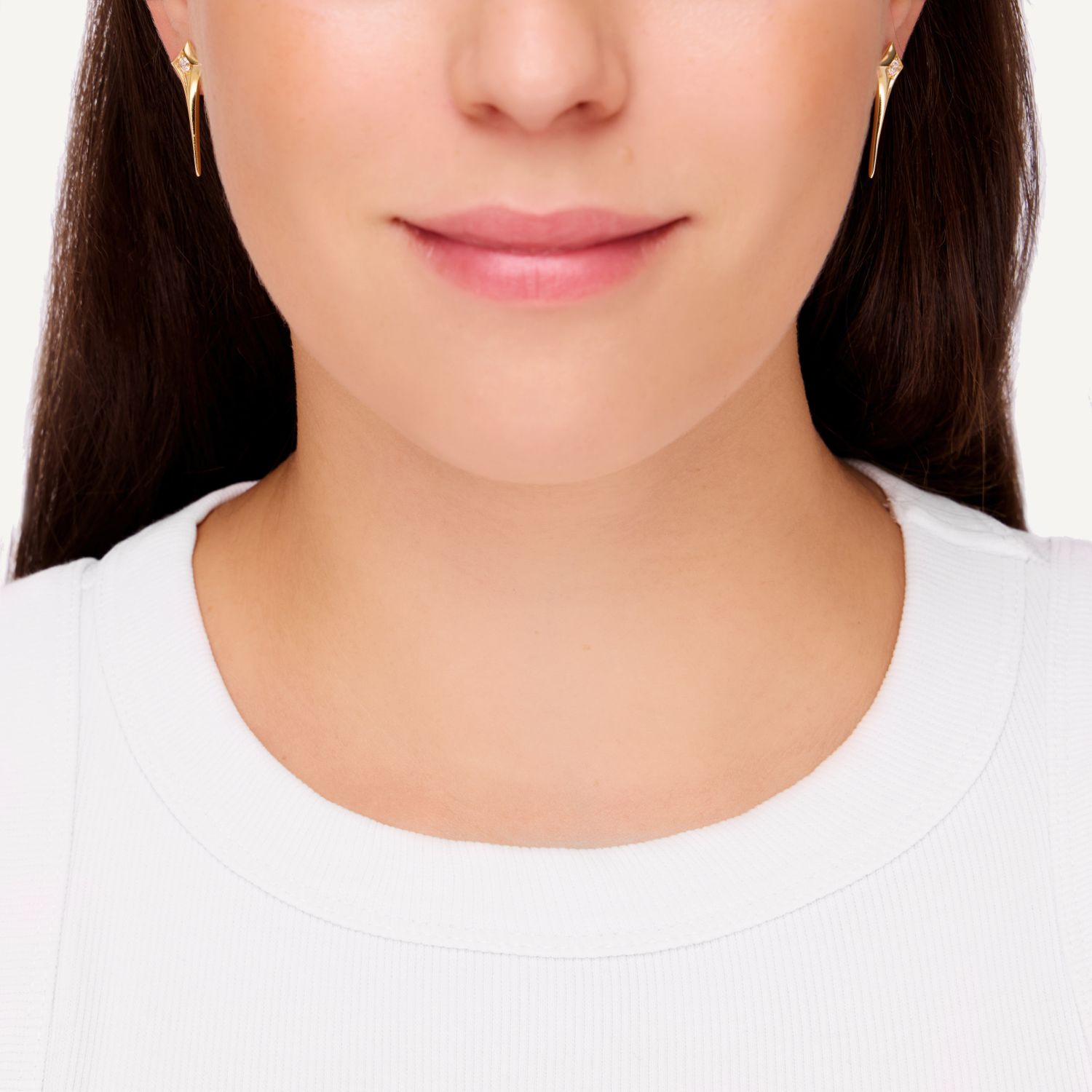 Серьги Piked Star Earrings - Gold