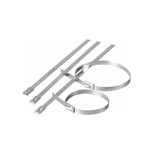 STEKKER SSCT46-400 Хомут металлический нерж. сталь 4,6х400мм dmax= 121мм серый 25шт/упак 32798