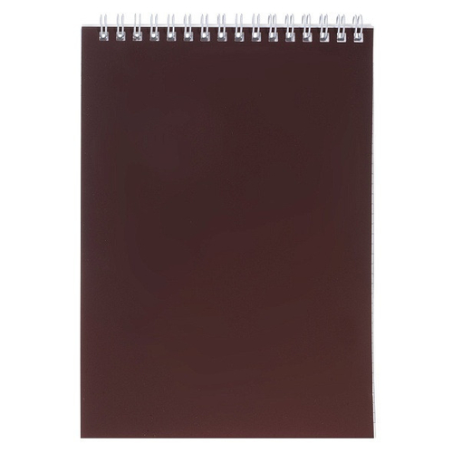 Блокнот А5 60 л. гребень ХАТБЕР Каштановый мед (60Б5лВ1гр)