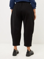 Брюки бананы утепленные с начёсом широкие