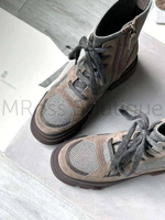брендовые комбинированные ботинки Brunello Cucinelli премиум класса