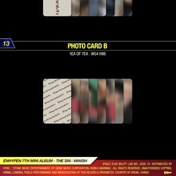 Альбом ENHYPEN - THE SIN: VANISH (с автографами)