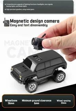 Радиоуправляемый внедорожник c камерой 2131, 1:43 4x4 , Набор Sniclo FPV 8031 , Машина+пульт+Очки FPV