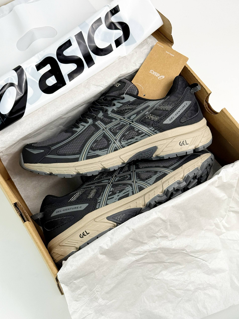 КроссовкиAsics Gel Venture 6 #B148 (сер.)