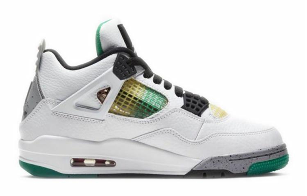 Кроссовки Jordan Air Jordan 4 Retro Lucid Green (Женская размерная сетка)