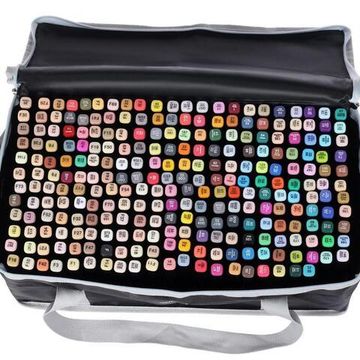 Набор маркеров для скетчинга Touch 262шт в сумке с ремнем и подставкой для каждого маркера