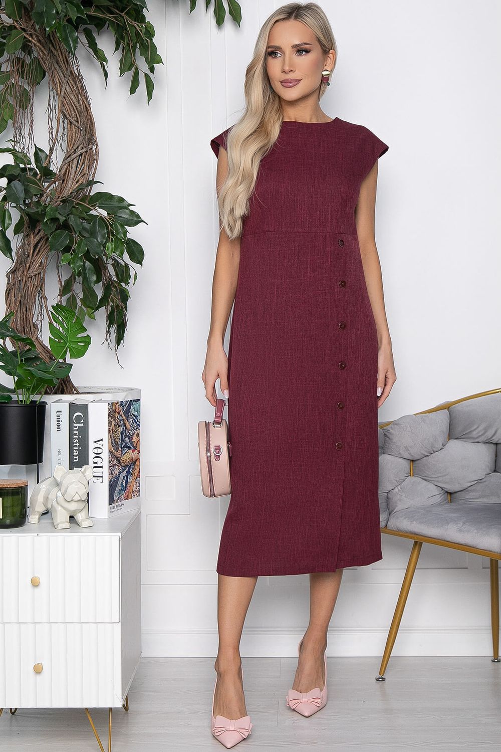 Платье Твоё настроение (бордо) П10197 LT Collection