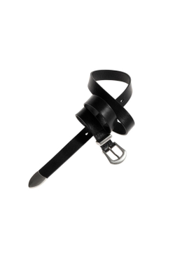 ZARA КОЖАНЫЙ РЕМЕНЬ, ЧЕРНЫЙ