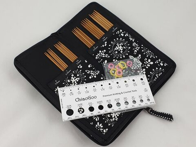 Набор чулочных бамбуковых спиц ChiaoGoo 15 см