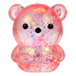 Мякиш с блестками Мишка, 4 цвета микс, с-30392