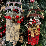 Сани в винтажном стиле