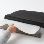 Подушка на стул IKEA JARPON / DUVHOLMEN (ЙЭРПОН / ДУВХОЛЬМЕН), Антрацит, 50х50 см