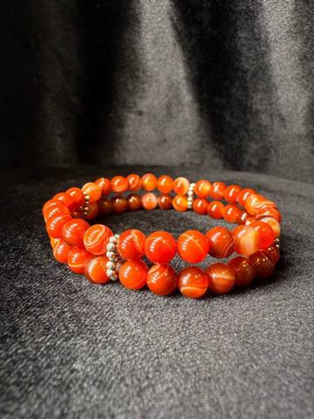 Двойной браслет из Сердолика