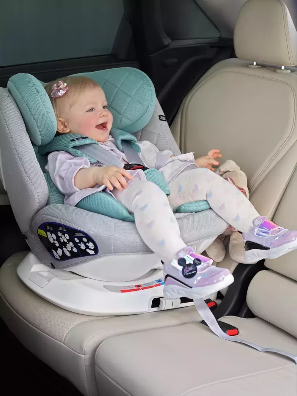 Автокресло RANT UB619 "NITRO" isofix Grey/Mint группа 0+-1-2-3  (0-36 кг)