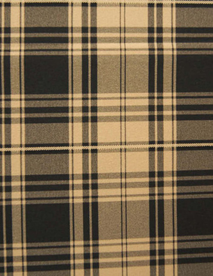 Ткань Пикачу клетка для школьной формы, 225 гр/м2, 150 см, Кубинский песок