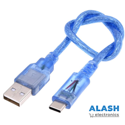 USB кабель для Arduino (Type-A на Type-C) 30 см