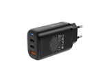 Сетевой адаптер питания CHAROME C30 2*USB-C+USB-A 65W GaN+ кабель Type-C (черный)