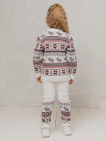 Кофта вязаная на молнии