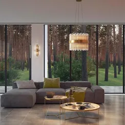 4786/2W HALL ODL21 670 золото/металл/стекло Бра E14 2*40W VIKETA