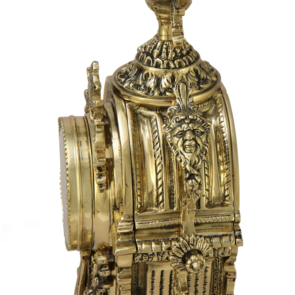 Bello De Bronze Каминные часы с канделябрами "Пинья"