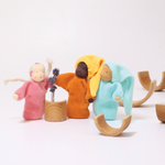 Кукла для сна с лавандой "Голубой гном", 14 см