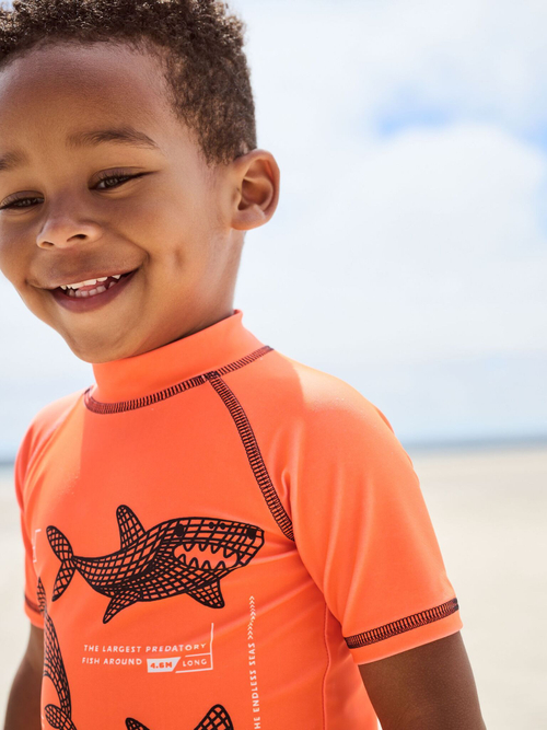 Костюм плавательный раздельный для мальчика Next E22-298, Оранжевый