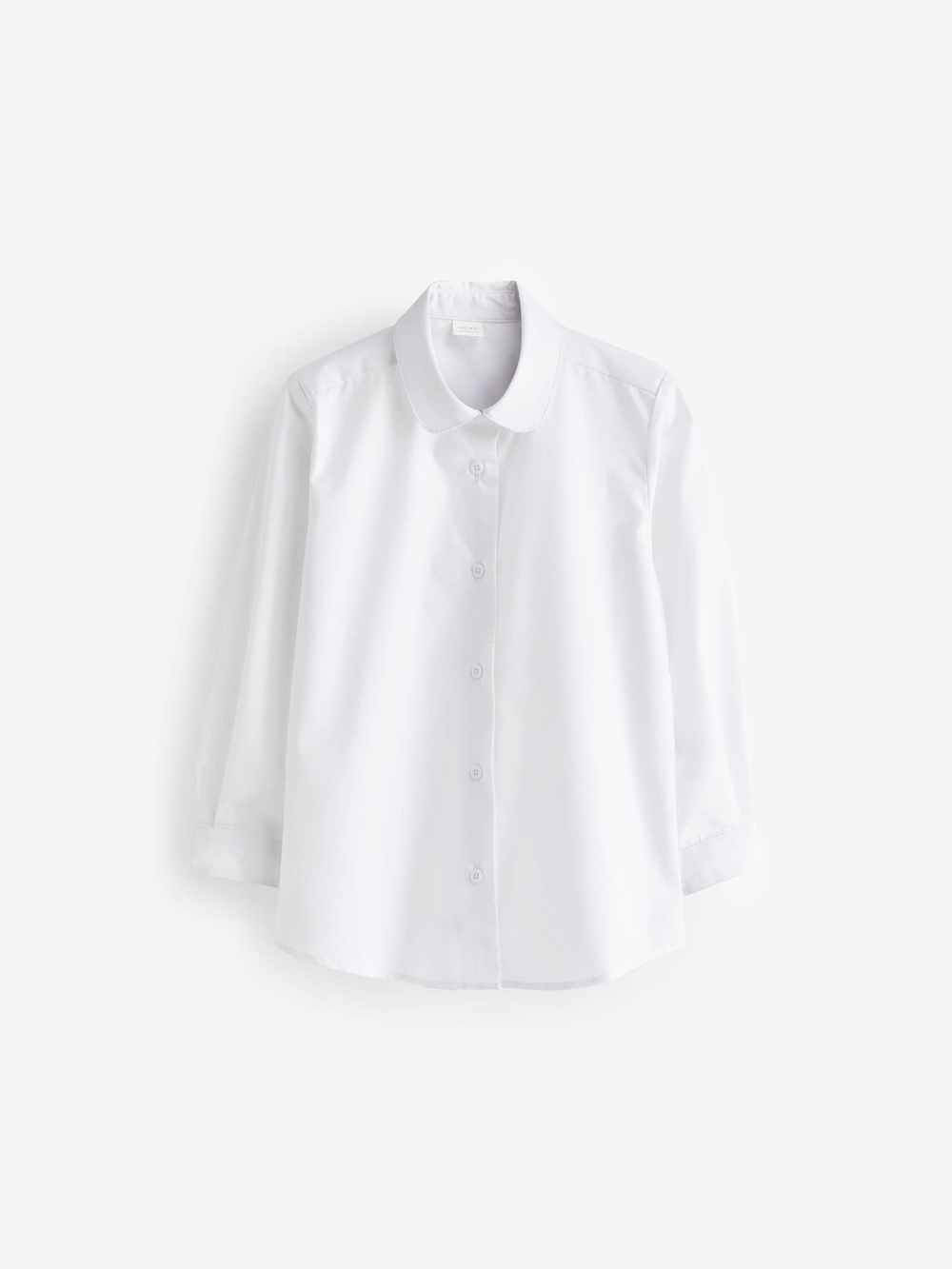 Сарафан школьный и рубашка в комплекте для девочки Next C44-160, Темно-синий, Белый