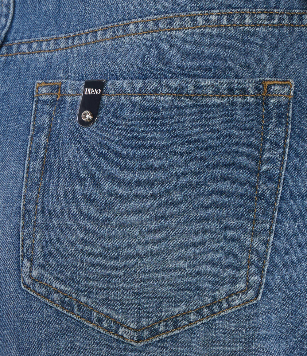 Джинсовые шорты Liu Jo - голубой(UA4161 D4828)