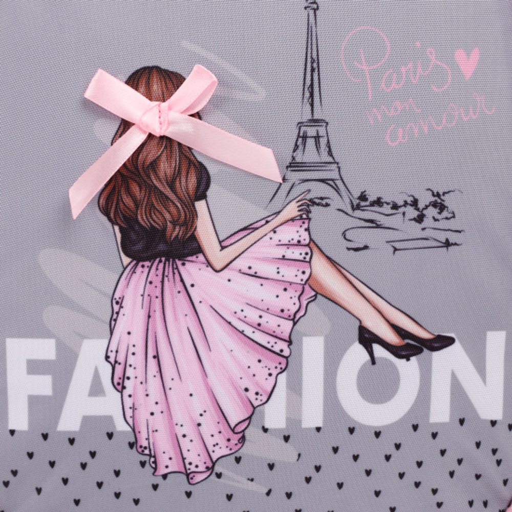 Ранец, спинка эргономичная, 2 отделения, 38*27*16 см, COMFORT Light, Paris Fashion, КОКОС, 232344